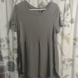 Green Mossimo Short Sleeve Tiered Tunic